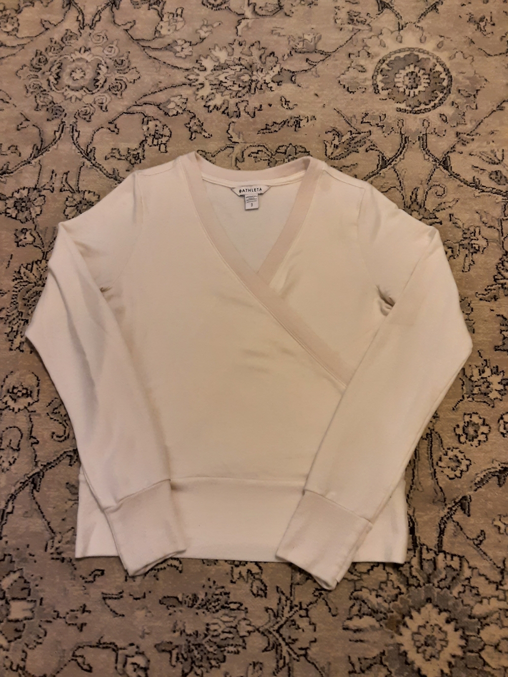 Athleta Women's Wrap V-Neck Sweatshirt